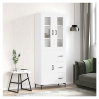 vidaXL Skříň highboard bílá 69,5 x 34 x 180 cm kompozitní dřevo