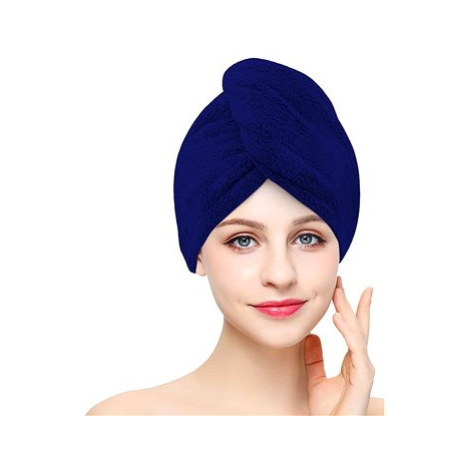Chanar Rychleschnoucí froté turban na vlasy, tmavě modrý