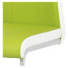 Jídelní židle ASHLEY zeleno-bílá
