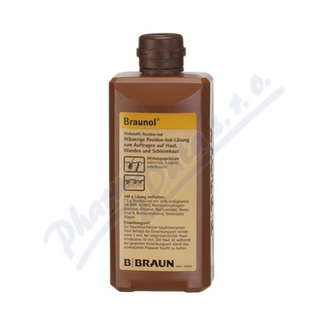 BRAUNOL 75MG/G DRM SOL 1X500ML