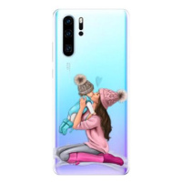 iSaprio Kissing Mom - Brunette and Boy pro Huawei P30 Pro