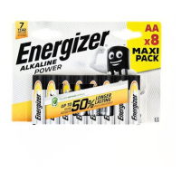 Tužkové Baterie AA Energizer (LR6) alkalické (8 ks)