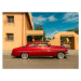 Ilustrace Classic Red Mercury Car in Old, Marcia Straub, 40 × 30 cm