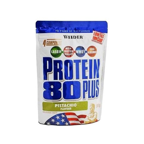 Weider Protein 80 Plus 500g, pistacie