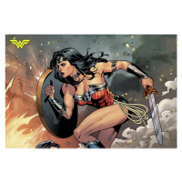 Umělecký tisk Wonder Woman - Comics, 40 × 26.7 cm