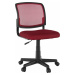 Tempo Kondela Otočná židle RAMIZA, tmavočervená/černá + kupón KONDELA10 na okamžitou slevu 3% (k