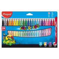 Dětské fixy Maped Color´Peps Jungle - 24 barev