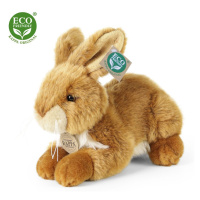 RAPPA Plyšový králík 23 cm ECO-FRIENDLY
