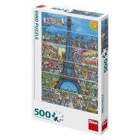 Puzzle Eiffelova věž 500 dílků, 1.  vydání - Dino