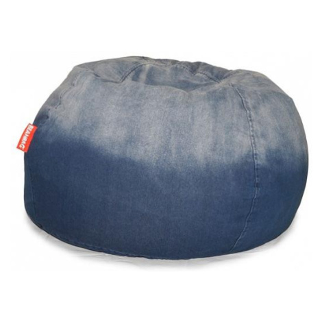 Sedací vak Jeans Round blue FOR LIVING