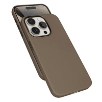 Epico Mag+ kožený kryt iPhone 15 Pro - pískový