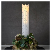 Sirius LED svíčka Sára Kalendář, bílá/romantická, výška 29 cm