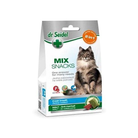 Dr. Seidel Snacks for cats Mix 2in1 for fresh breath & malt 60g DRSEIDEL