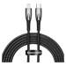 Kabel USB-C cable for Lightning Baseus Glimmer Series, 20W, 2m (Black)
