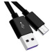 PremiumCord Kabel USB 3.1 C/M - USB 2.0 A/M, rychlé nabíjení proudem 3A, 1m, černá