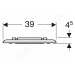 Geberit 500.794.01.1 - Bezbariérové WC sedátko bez poklopu, bílá