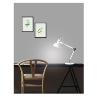 NOVA LUCE stolní lampa DUNIK bílý kov E14 1x5W 230V IP20 bez žárovky 6713001