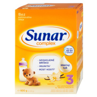 SUNAR Complex 3 batolecí mléko vanilka od 12 měsíce 600 g