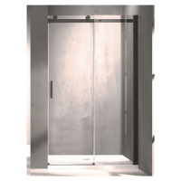 HOPA Sprchové dveře BELVER BLACK BARVA rámu Černá, Rozměr A 110 cm, Směr zavírání Univerzální Le