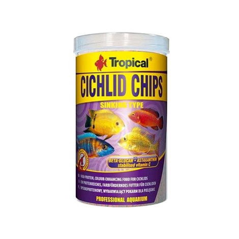 Tropical Cichlid Chips 1000 ml 520 g
