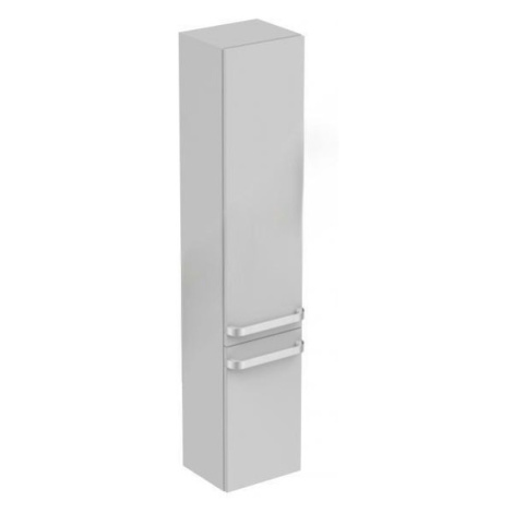 Vysoká koupelnová skříňka Ideal Standard Tonic II / 35 x 30 x 173,5 cm / lesklá světle šedá R431