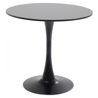 KARE Design Kulatý jídelní stůl - černý, Ø80