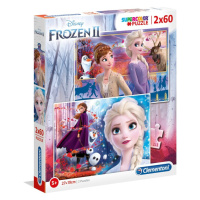 Puzzle Ledové království 2 (Frozen), 2 x 60 ks