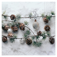 Vánoční ubrousky 33 × 33 cm, 20 ks - Duch lesa