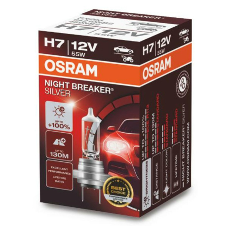 Osram Night Breaker Silver 64210NBS H7 PX26d 12V 55W