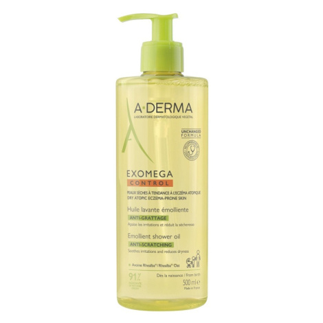 A-derma Exomega control zvláčňující sprchový olej 500 ml