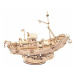 RoboTime dřevěné 3D puzzle Rybářská loď