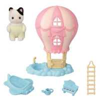 Sylvanian Families Dětský domeček s balónky a figurkou