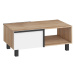 ArtCross Konferenční stolek LARS-03 | 2D Barva: craft zlatý / bílá