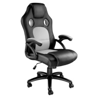 tectake 403465 kancelářská židle tyson - černá - černá