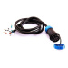 Light Impressions Deko-Light Weipu HQ 12/24/48V přívodní kabel 4-pólový kabelový systém1000 mm 9