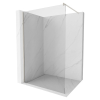 MEXEN/S Kioto Sprchová zástěna WALK-IN 95 x 200, transparent 8 mm, nikl kartáčovaná 800-095-101-