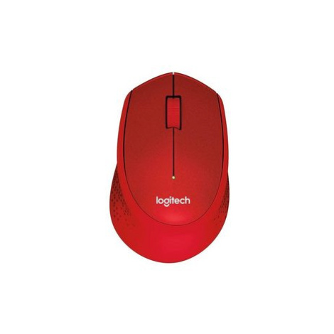 Logitech Wireless Mouse M330 Silent Plus červená