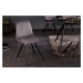 LuxD Designová židle Holland tmavošedý samet