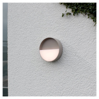 Eco-Light Nabíjecí venkovní nástěnné světlo Meg LED, písková barva, Ø 15 cm