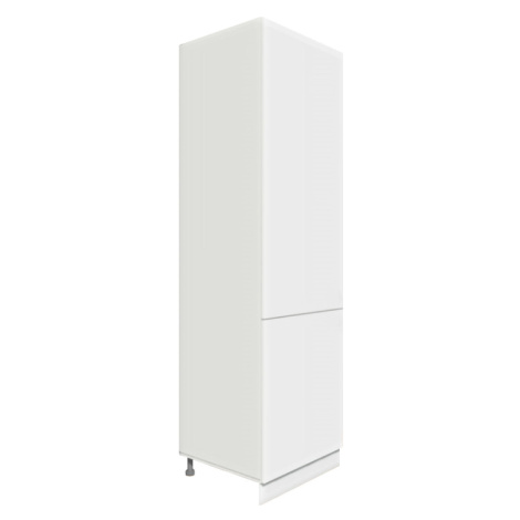 ArtExt Kuchyňská skříňka vysoká pro vestavnou lednici SILVER | D14DL 60 207 Barva korpusu: Dub a