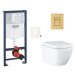 Závěsný wc set do lehkých stěn / předstěnová montáž Grohe Euro Ceramic SIKOGRSEUSCGN0