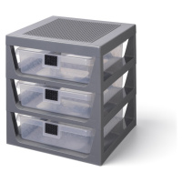 LEGO Storage LEGO organizér se třemi zásuvkami Varianta: Organizér šedá