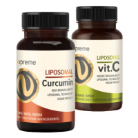 Nupreme Liposomal Vitamín C + Liposomal Curcumin 2 x 30 kapslí