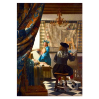 Johannes Vermeer - Art of Painting, 1668 - puzzle z kategorie Umělecké