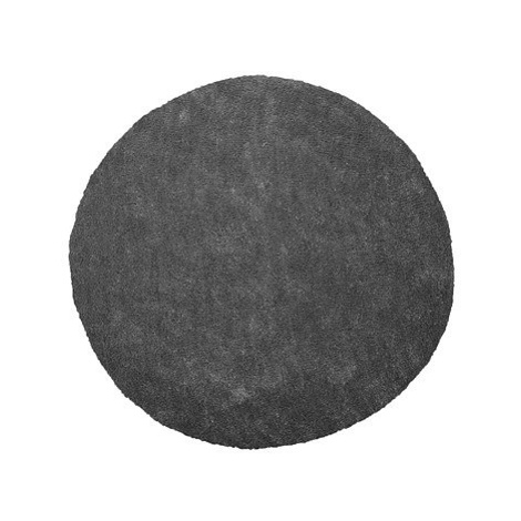 Koberec tmavě šedý kruhový ? 140 cm DEMRE, 122358 BELIANI