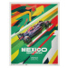 Umělecký tisk Oracle Red Bull Racing - Sergio Perez - Mexican GP, (40 x 50 cm)