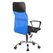 Ak furniture Kancelářská židle FULL na kolečkách modrá/černá
