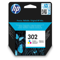 HP 302 originální inkoustová kazeta tříbarevná F6U65AE Vícebarevná