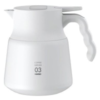 Hario Insulated Stainless Steel Server V60-03 PLUS, 800ml, bílá