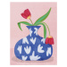 Ilustrace Tulpe in vase, Raissa Oltmanns, 30 × 40 cm